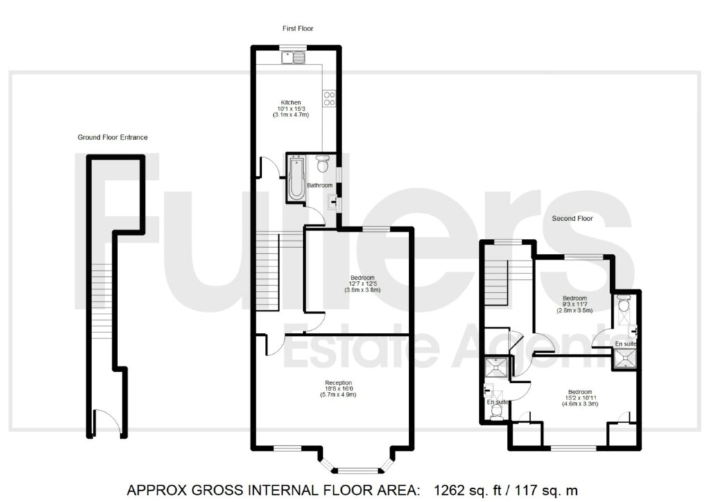 487 Green Lanes FP 3 bed flat